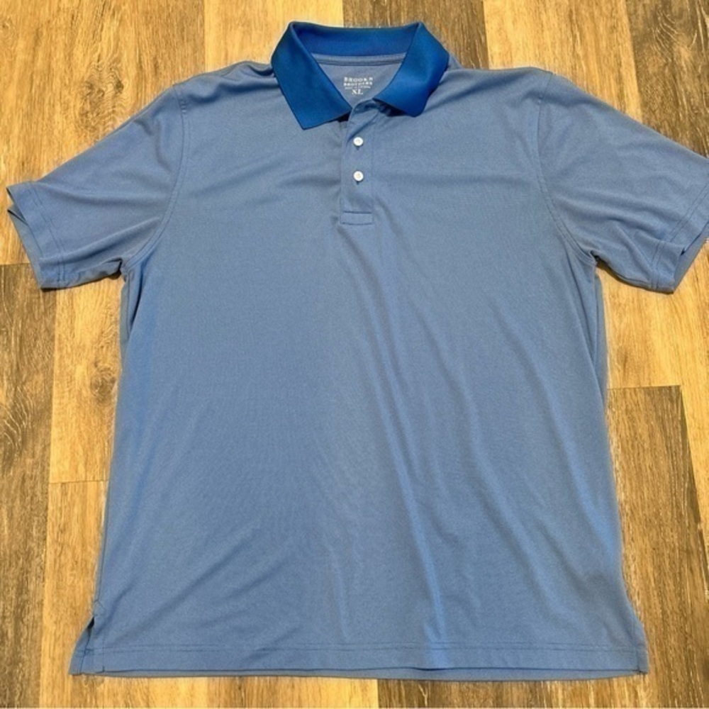 Brooks Brothers Blue Polo Shirt XL EUC